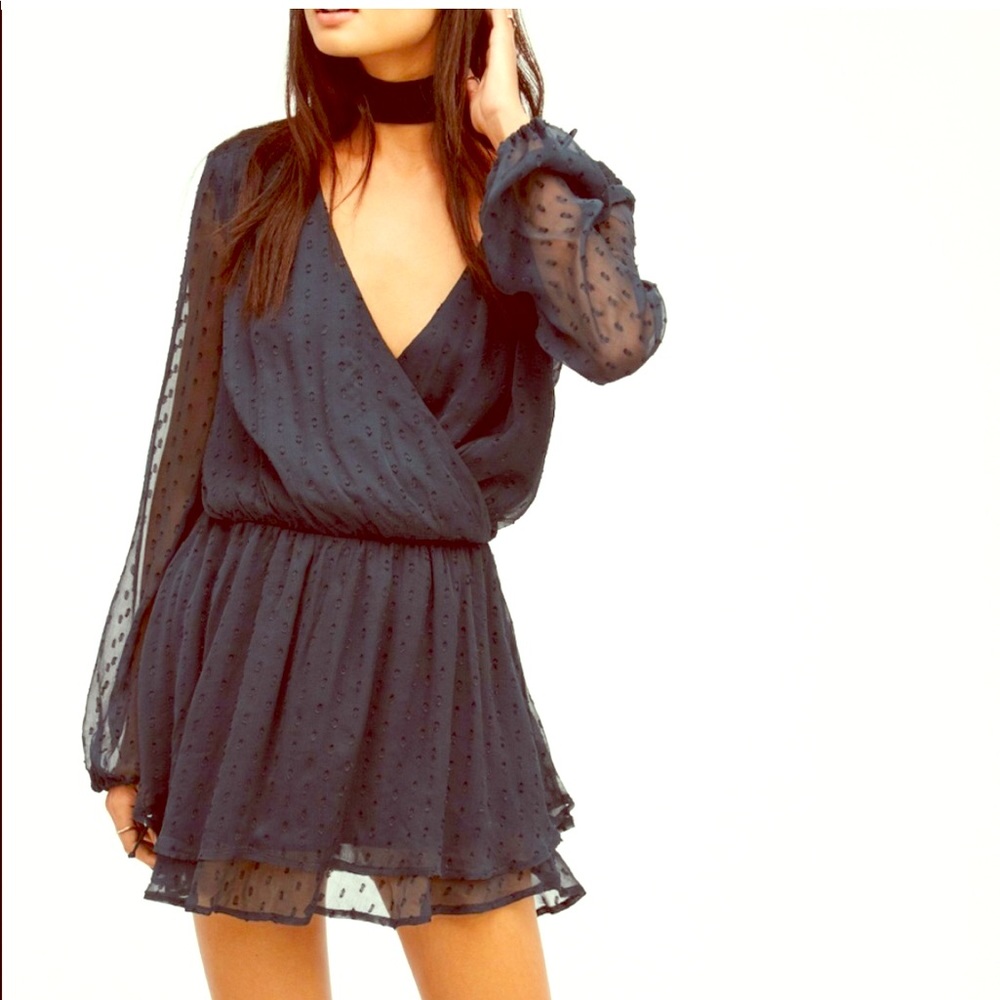 Free People Dahlia Swiss Dot dress